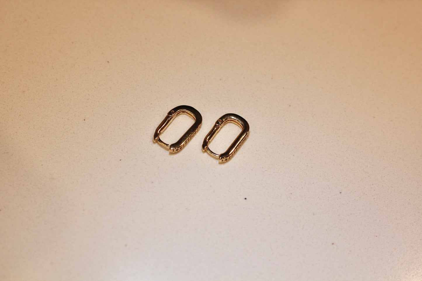 CZ Rectangle Earrings