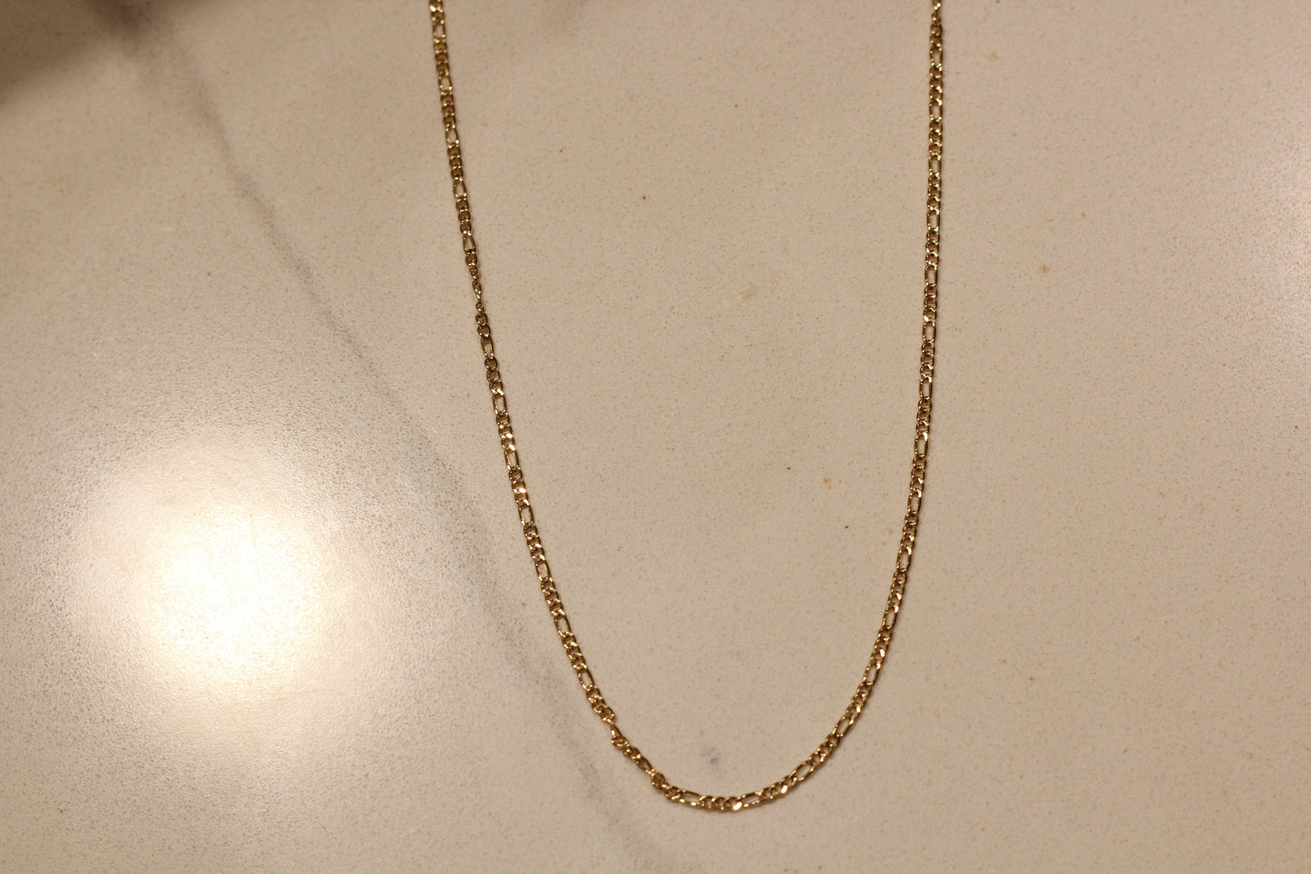 Thin Figaro Chain