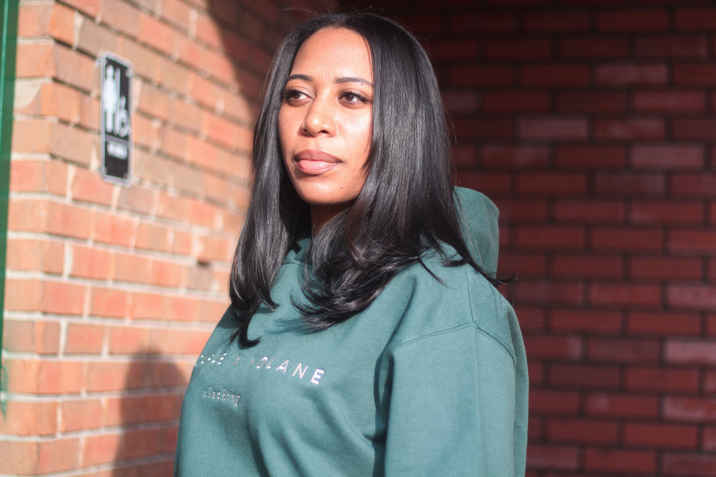 Embroidered Classic Hoodie - Forest Green